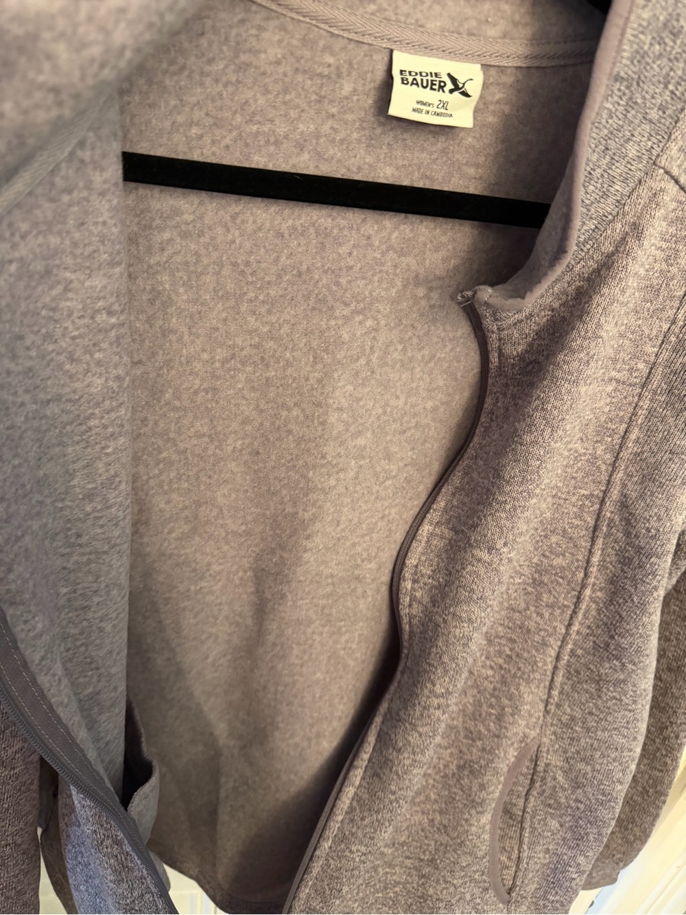Eddie Bauer Fleece Full-Zip Jacket Women’s 2X - Picture 5 of 7